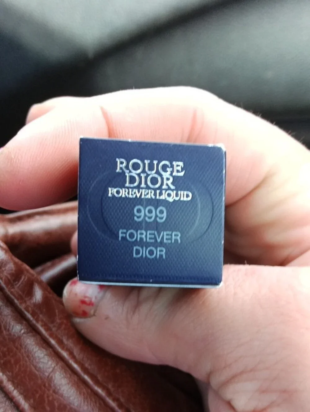 Dior Rouge Dior Forever Liquid Lipstick - Navy Blue Box